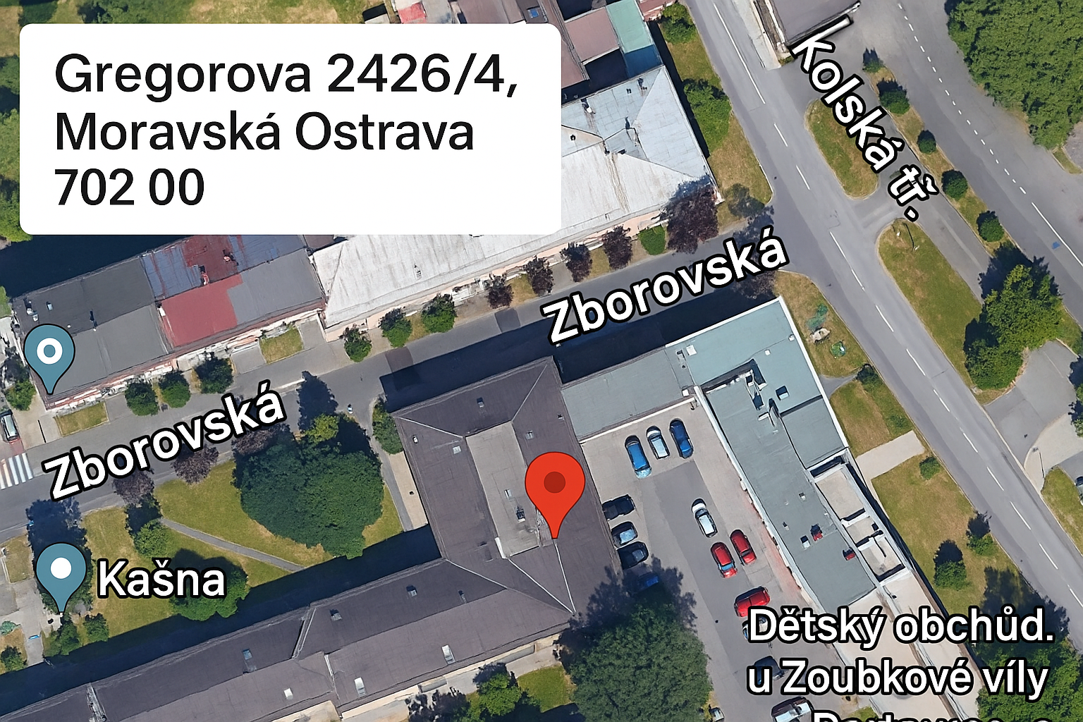 Gregorova 2426/4, 702 00 Moravská Ostrava